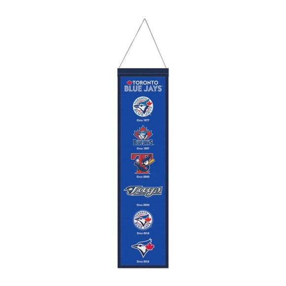 Toronto Blue Jays - Logo Wool Banner (8 x 32")