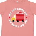 thumbnail image 4 of Inktastic My Gigi Loves Me Valentine Truck Boys or Girls Toddler T-Shirt, 4 of 5