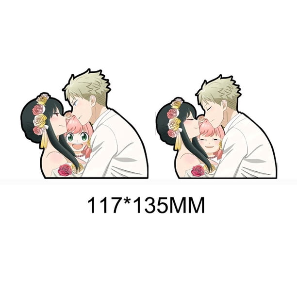 1pcs Spy X Family 3D Motion Stickers Waterproof Graffiti Decals for Cars,Phone,Laptop, Refrigerator,Luggage Anime Stickeras picturesas pictures heqiyong LED