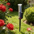 thumbnail image 4 of MERRYHAPY Rain Gauge Outdoor Con Soporte De Plástico Resistente Para Medición Precisa En Jardín, 4 of 7