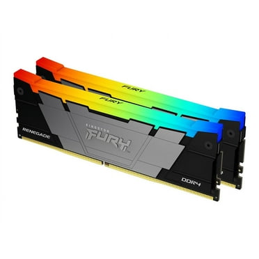 Kingston FURY Renegade RGB - DDR4 - kit - 16 GB: 2 x 8 GB - DIMM 288-pin - 2300 MHz / PC4-36800 - CL19 - 1.5 V - unbuffered - non-ECC - black