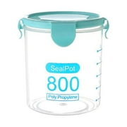 Sealing Food Container  Sealed Storage Containers  Food Storage Containers  Kitchen Storage Container Plastic Transparent Sealed Containers Kitchen Food Cereal Beans Nuts Storage