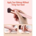 thumbnail image 5 of Juego De Brochas De Maquillaje, 16 Piezas Bestope Pro Premium, Base Sintética, Correctores, Sombras De Ojos, Juego De Brochas De Maquillaje (Rosa Mate), 5 of 5