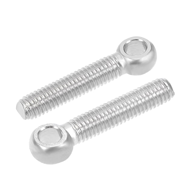 Unique Bargains M5 x 25mm 304 Stainless Steel Machine Shoulder Lift Eye Bolt Rigging 10pcs
