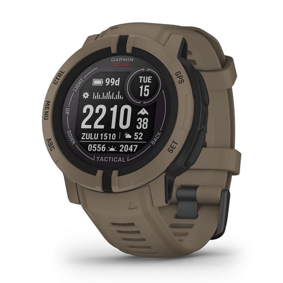 Garmin Instinct 2 Rugged GPS Smartwatch and Fitness Tracker Tactical Edition with Solar Charging