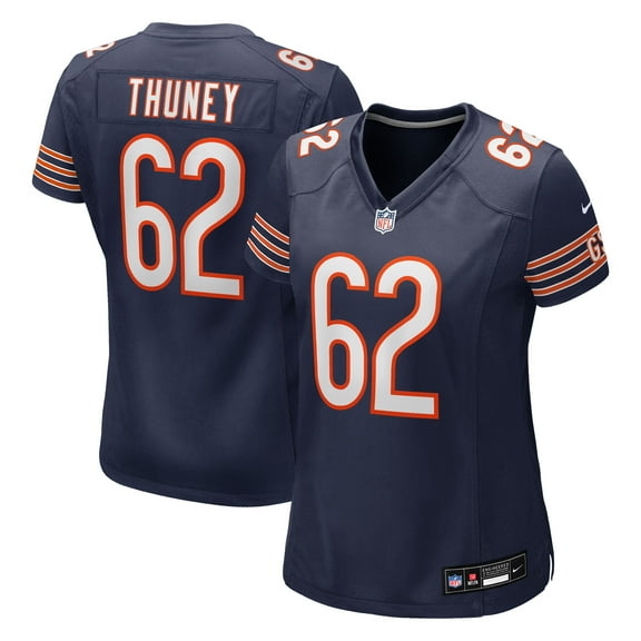Women's Nike Joe Thuney Navy Chicago Bears Team Game Jersey