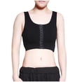 thumbnail image 1 of Intimates Breathable Chest Binder Short Corset Vest Elastic Sport Bra Sleeveless Tops Tank, 1 of 9