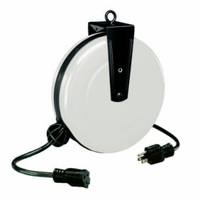 Bayco Triple Tap Extension Cord 30ft Retractable Reel Sl 800