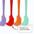 thumbnail image 6 of 3 Piece Silicone Spatula Set - Purple, 6 of 10