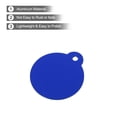 thumbnail image 4 of Round Laser Engraving Blanks Tags, Stamping Blank Tag Dog ID Tag, Blue Blank Tag for Pet, Craft Tag, 25pcs, 4 of 6
