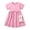 Pink, variant on Gaexia Easter Bunny Cartoon Print Summer Casual Dress for Girls and Baby Toddlers (Pink,4-5 Years)