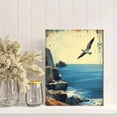 thumbnail image 2 of Qisvanset 12x16 Inch With Frame 2D Flat Wall Art Psalm Vintage Pattern Bible Verse Coastal Home Wall Art, 2 of 8