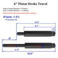 AAGUT Office Chair Cylinder Replacement, 6" Long Stroke Shock Piston