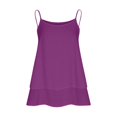 thumbnail image 6 of Stichou Womens Tank Tops Summer Casual Sleeveless Camisole Loose Fit V Neck Spaghetti Strap Cami Shirts Purple XL, 6 of 9