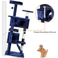 thumbnail image 6 of LINJH 54 in Cat Tree Tower for Indoor Cats Multi-Level Cat Condo Cat Bed Furniture with Scratching Post Kittens Activity Center, 6 of 10