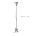 thumbnail image 2 of WEUVEB Silver Hydraulic Gas Rod for Cabinet Lifting Support Frame Durable Furniture Repair Accessory, 2 of 8