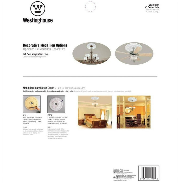 Westinghouse 2 Piece Ceiling Medallion | Shelly Lighting