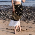 thumbnail image 6 of Crescent Sign Stunning Chiffon Beach Dress with Polyester Straps - Summer Dress for Beach Skirt Look, 6 of 6