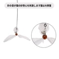 thumbnail image 3 of Unique Bargains Cat Teaser Windmill Style Handheld Cat Teaser with Bell for Indoor Cats for Pet Interactive Gray, 3 of 5