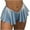 Light Blue., variant on Agkizg Plus Size Womens Panties,Breathable Underwear for Ladies' Solid Color Low Waist Hem Short Skirt Underwear