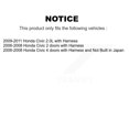 thumbnail image 2 of Mpulse Rear Left (Driver Side) ABS Wheel Speed Sensor SEN-2ABS2650 for Car Honda Civic, 2 of 2