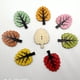 thumbnail image 4 of 50 Piezas de Botones de de de árbol Botones de 2 Agujeros para Niños Artesanía 32x25mm, 4 of 8
