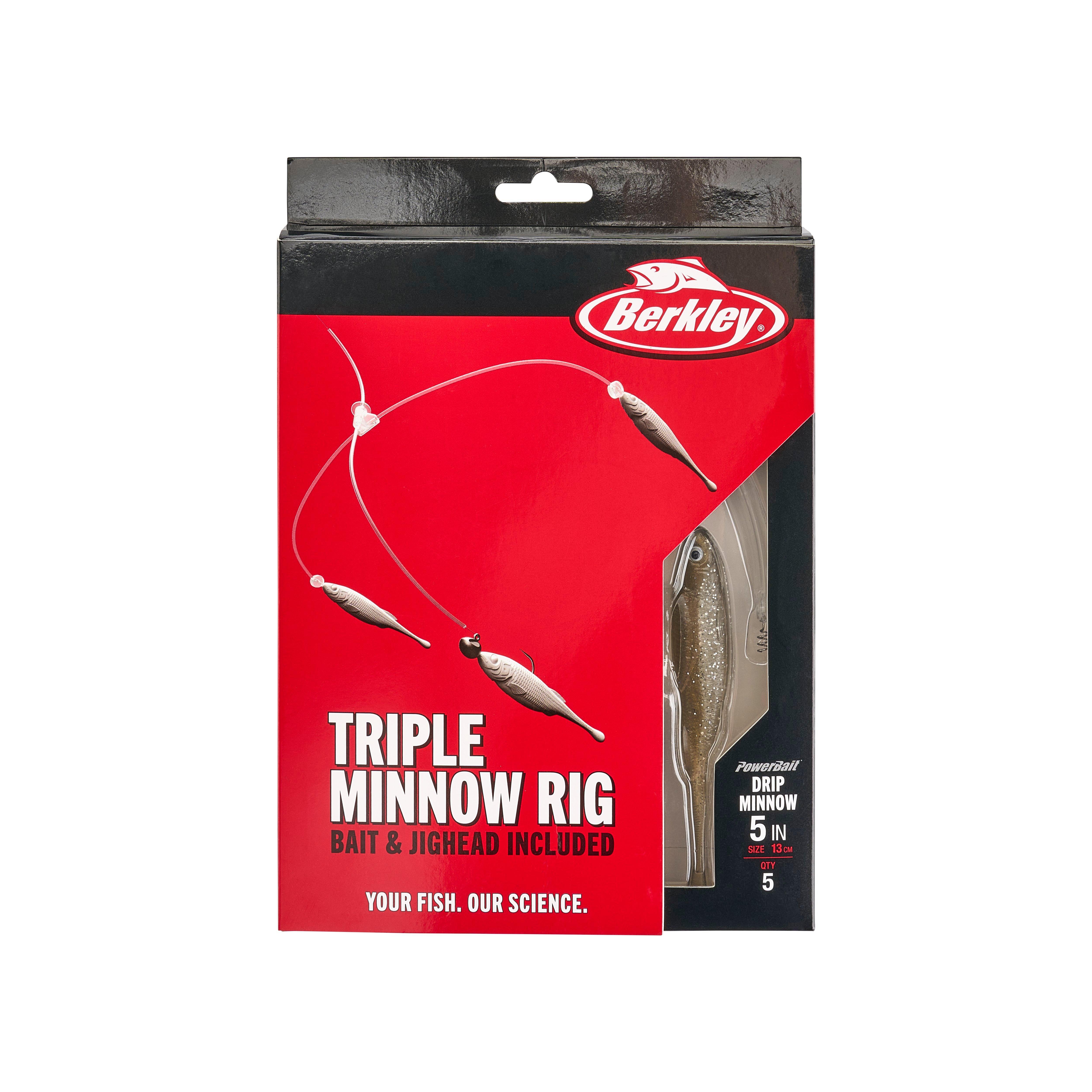 Berkley Triple Minnow Rig Kit, 5in, Tennessee Shad