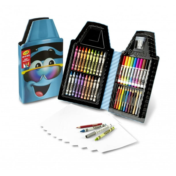 Crayola Tip Art Kit, 50 Pieces With Crayons, Markers And Pencils