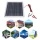 thumbnail image 1 of El Panel Solar Portátil, Batería Roja Y Negra De 50W Acorta El Cable Del Panel Solar Los 9.8FT Para Acampar, 1 of 7