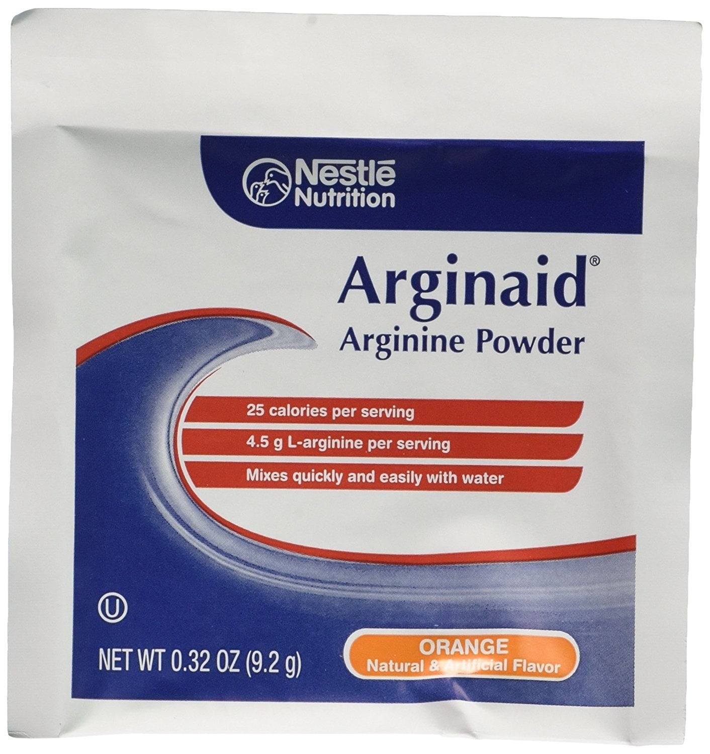 Arginaid Arginine Powder Mix 35983000 9.2g 1 Each, Orange Flavor