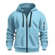 thumbnail image 3 of WILLBEST Sudaderas De Hombre Sudadera con Capucha Ajustada para Hombre, Jersey Informal para Otoño e Invierno, Uso Diario, Cómoda, sin Elasticidad, Color Puro XGrande, 3 of 4