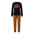 thumbnail image 2 of Family Matching Halloween Pajamas with Dog Pumpkin Print Crew Neck Sleepwear Set, 2 of 10