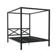thumbnail image 4 of DHP Remna Queen Metal Canopy Bed, Black, 4 of 7