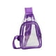 thumbnail image 5 of Mochila transparente de PVC Strade Fareast Limited Bandolera Violeta, 5 of 8