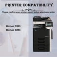 thumbnail image 3 of Amateck Compatible Toner Cartridge Replacement for Konica Minolta TN213K TN213C TN213M TN213Y 4 Pack for Bizhub C203, Bizhub C253, 3 of 4