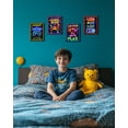 thumbnail image 3 of Drsoum Video Game Room Decor for Boys Gaming Wall Art Neon for Teenage Boy Ready to Hang 8x10in4pcs Natural Framed, 3 of 8