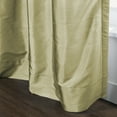 thumbnail image 4 of TWOPAGES Light Filtering 52 W X 84 L Inch Black Grommet Drape Silk Privacy Protection Curtain for Bedroom, 1 Panel, Pebble, 4 of 6