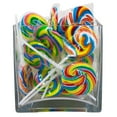 thumbnail image 3 of Rainbow Swirl Lollipops, 12 Pieces, Individually Wrapped, Birthday Party Candy Supplies for Kids, 3 of 4