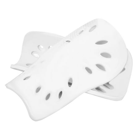 Soccer Shin Guards Slip In 2Pcs Soccer Shin Guard Pads, Football Cuish Plate Shinguard Leg Protectors Color:White Size:Adult ()