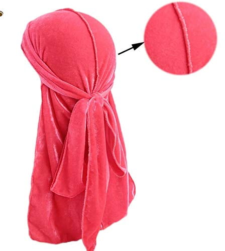 Velvet Silky Durag Hat Cap Unisex Women Premium Designer Doo Rag Wave UK**