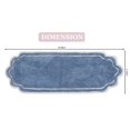 thumbnail image 6 of Home Weavers Allure Collection Bathroom Rug 100% Cotton Tufted Bathroom Rug, Soft and Absorbent Bath Rugs, Non-Slip Bath Rug, Machine Wash Dry Bath Mats for Bathroom Floor- 21"x54" Runner, Blue, 6 of 9