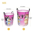 thumbnail image 3 of Johaoi Bluey Pattern Round Large Laundry Basket -Storage Basket - Toy Storage Basket, Perfect as Hamper, Kids Room Storage, and Toy Containment-, 3 of 6