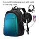thumbnail image 2 of Balery Blue to turquoise Mochila con carga USB para hombre y mujer - Mochila impermeable y antirrobo para laptop con puerto USB para viajes, trabajo, 2 of 7