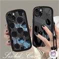 thumbnail image 2 of Huawei Y6P Y7P Y9s Y9 2019 Nova 10 9 8Pro 7 7i 7se 8se 8i 6se 5T P50 Pro Mate 50 40 30Pro Moda Negro Tulipán Silicona Cámara Ovalada Funda Blanda, 2 of 4