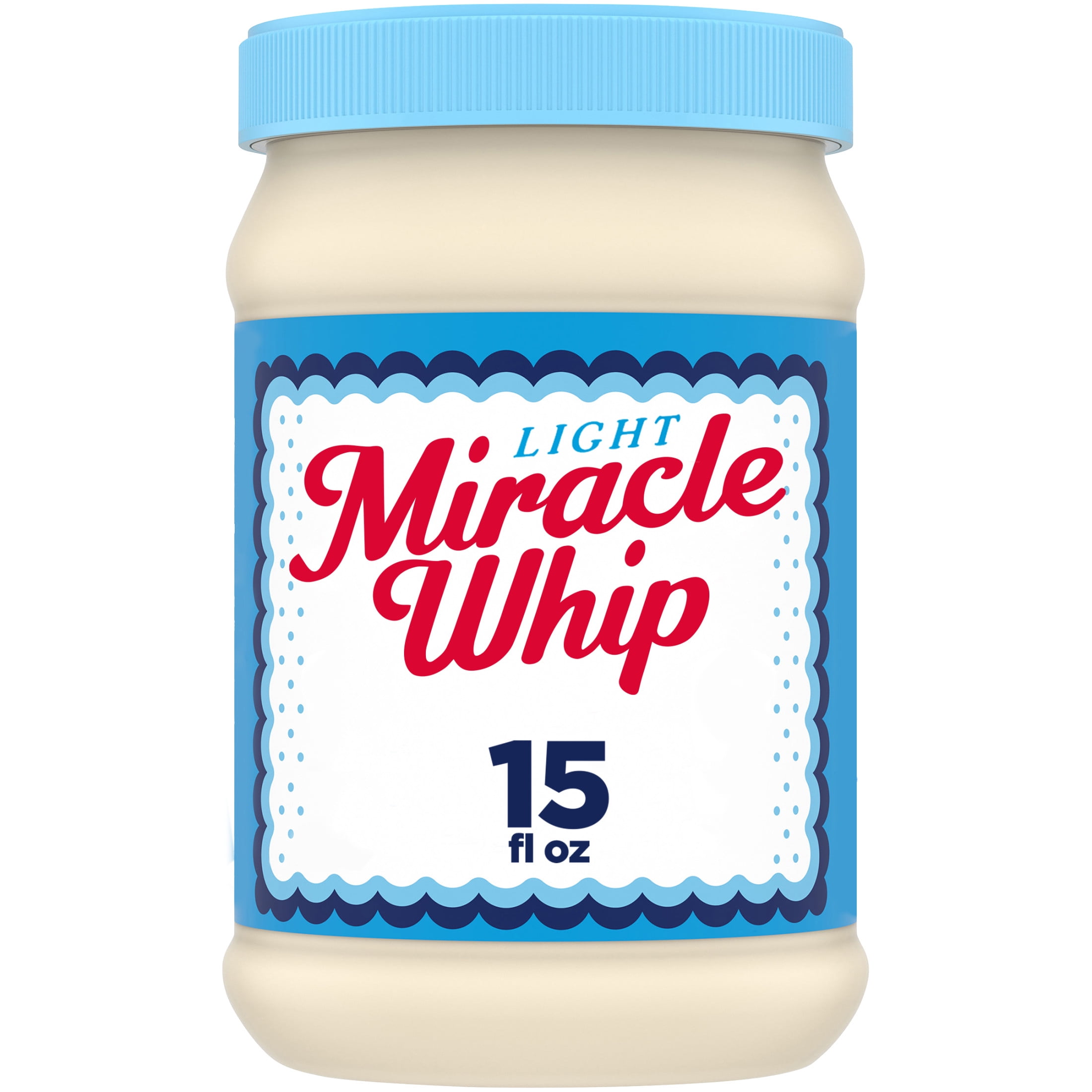 (12 pack) Miracle Whip Light Mayo-like Dressing Jar, 15 fl oz