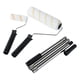 thumbnail image 5 of Kit de rodillos de pintura con varilla extensible, juego de pinceles, bandeja de pintura práctica para mejoras del hogar, cubiertas de rodillos de, 5 of 9