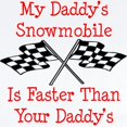 thumbnail image 2 of CafePress - Daddys Snowmobile Is Fast Body Suit - Long Sleeve Cotton Baby Bodysuit, 2 of 4