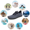 thumbnail image 7 of Racqua Men Water Shoes Quick Dry Beach Barefoot Shoes Lightweight Slip on Fishing Diving Surfing Shoes Swim Anti Slip Aqua Shoes Grey 10.5 Women/9.5 Men, 7 of 7