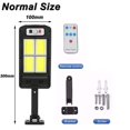 thumbnail image 1 of Farolas solares para exteriores, lámpara Solar con 3 modos de luz, Control remoto, Sensor de movimiento impermeable, iluminación para camino de jardín y Patio, 1 of 4
