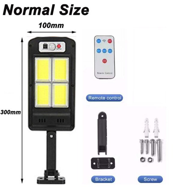 Farolas solares para exteriores, lámpara Solar con 3 modos de luz, Control remoto, Sensor de movimiento impermeable, iluminación para camino de jardín y Patio